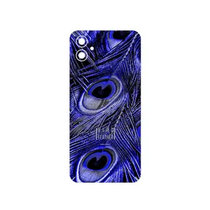 MAHOOT Purple Feather Cover Sticker for Samsung Galaxy M04