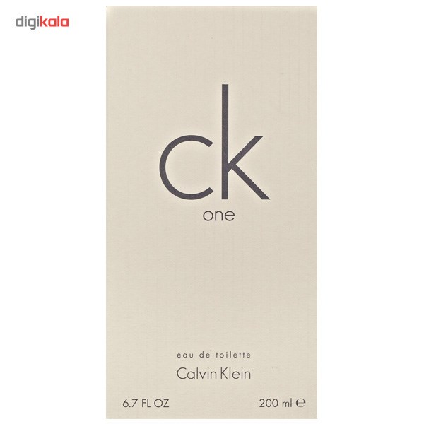 eau de toilette calvin klein one 200ml