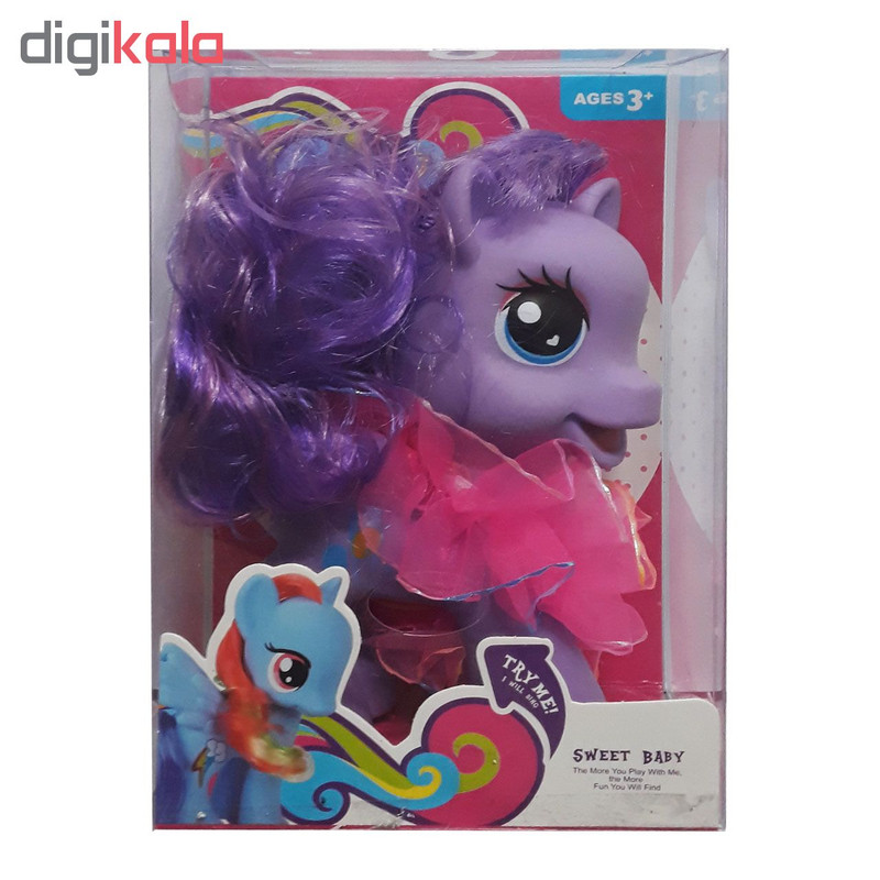 عروسک سوییت بیبی مدل Little pony کد 21 ارتفاع 16 سانتی متر