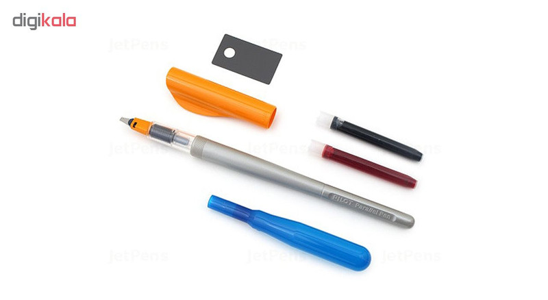 قلم کالیگرافی پایلوت مدل پارالل با نوک نوشتاری 2.4 میلی متری به همراه بسته دوعددی خودکار پایلوت BPS-GP