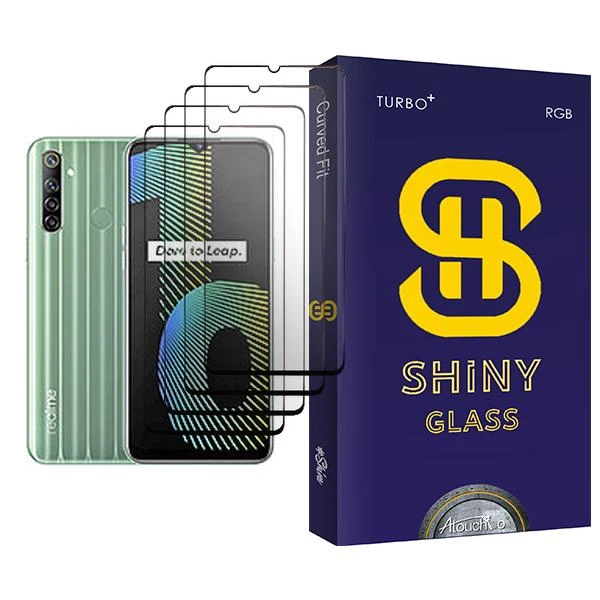 محافظ صفحه نمایش آتوچبو مدل Shiny Glass MIX004 مناسب برای گوشی موبایل ریلمی Narzo 10 بسته چهار عددی