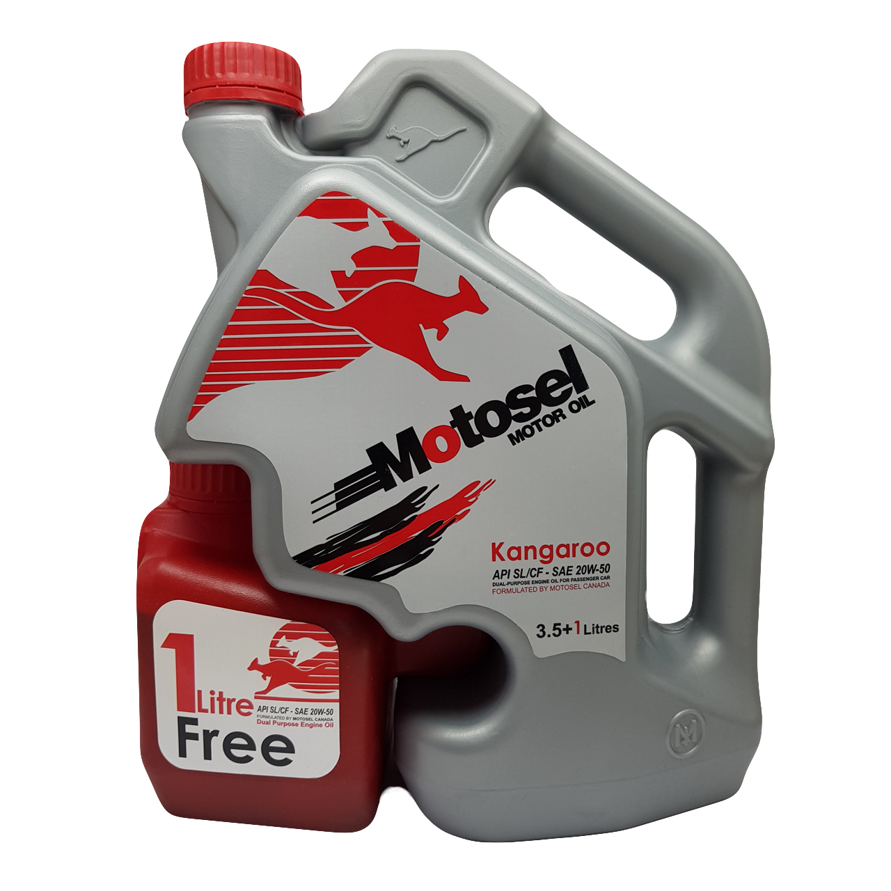 روغن موتور خودرو موتوسل مدل Kangaroo 20W_50 حجم 4.5 لیتر