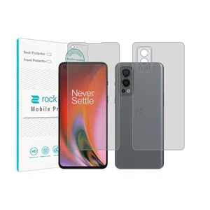 Rockspace clear screen protector HyGEL model suitable for OnePlus Nord 2 5G mobile phone with back protector