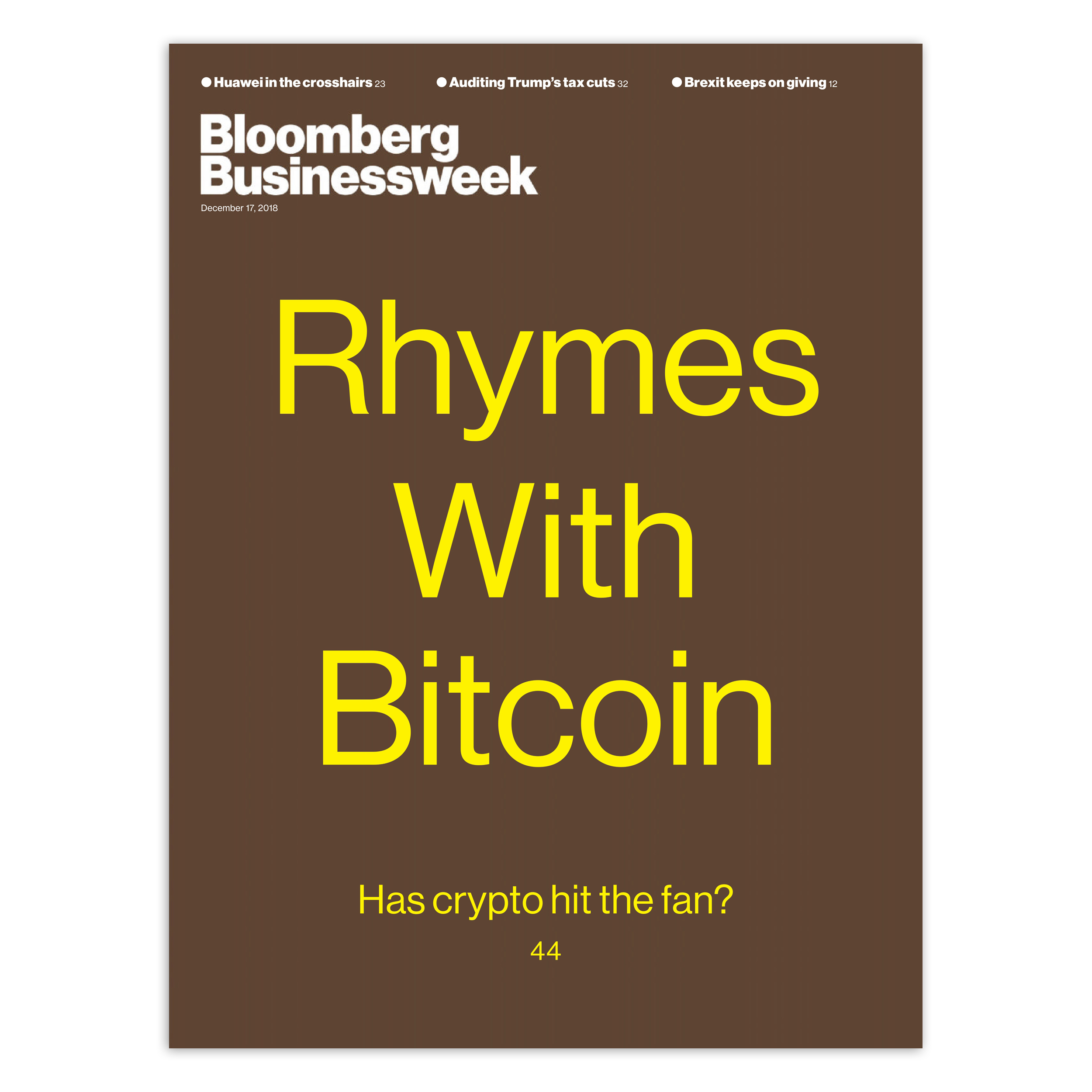 مجله Bloomberg Businessweek شماره 17 دسامبر 2018