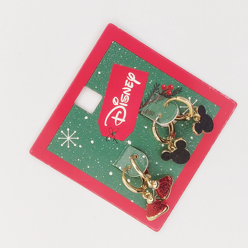 گوشواره دخترانه دیزنی مدل میکی موس  مجموعه 2 عددی