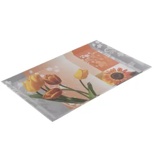 سینی طرح گل نارنجی یزدگل کد 31-401