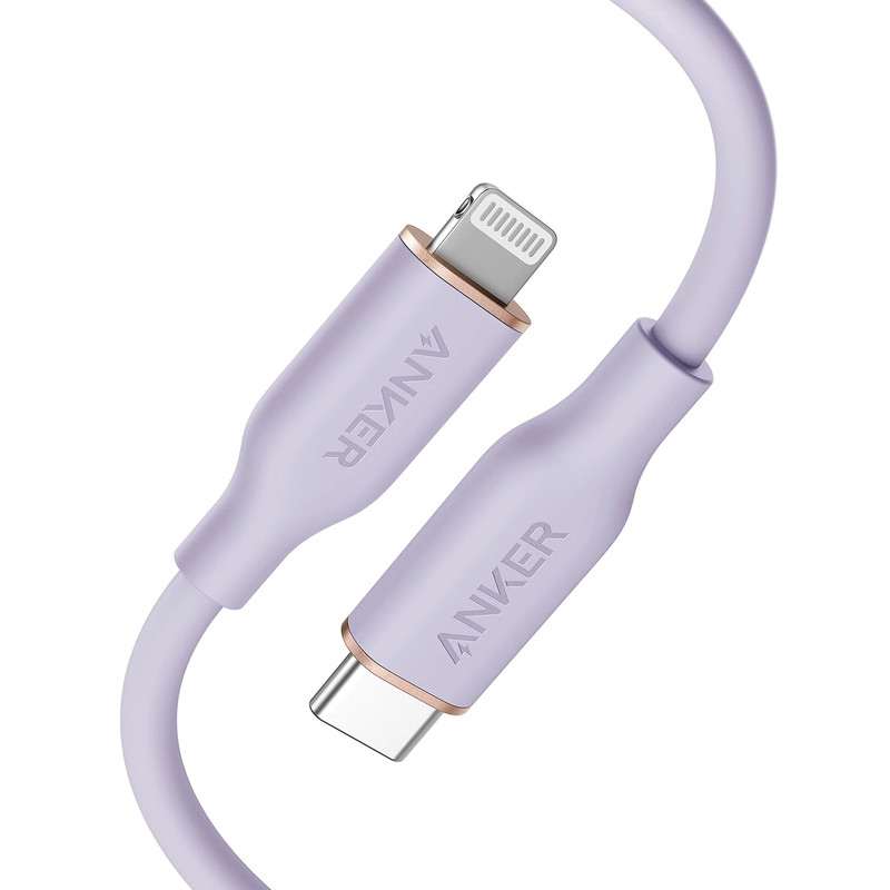 کابل تبدیل USB-C به لایتنینگ انکر مدل 641 طول 1.8 متر