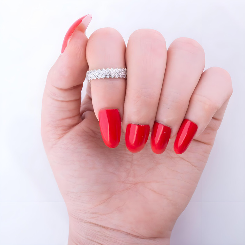 انگشتر نقره زنانه مدل پرنس arm6754