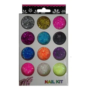 مجموعه تزئین ناخن مدل Nail Kit-4 مجموعه 12 عددی
