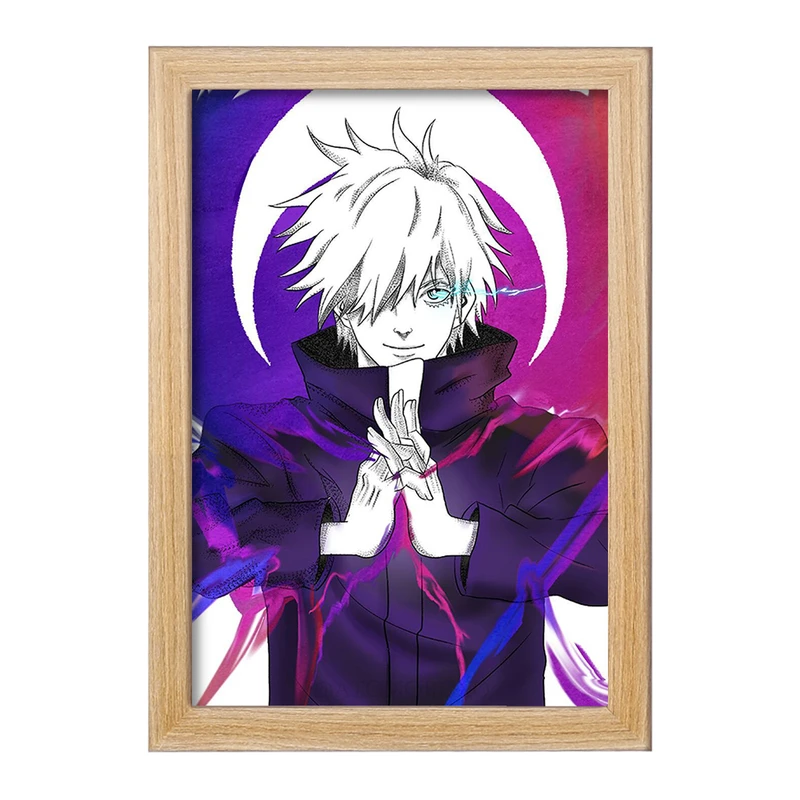 تابلو خندالو مدل گوجو ساتورو انیمه جوجوتسو کایزن کد F755