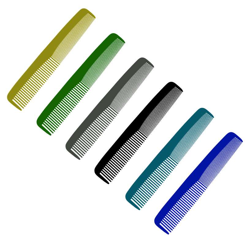 شانه مو نازنین مدل Colour مجموعه 24 عددی شانه مو نازنین مدل Colour مجموعه 24 عددی