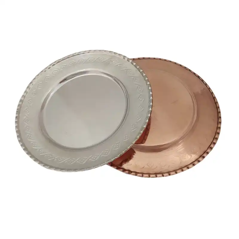 بشقاب مسی مدل میوه خوری کد ZH147