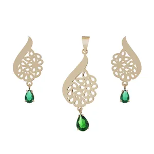 نیم ست طلا 18 عیار زرلوکس کد On-12