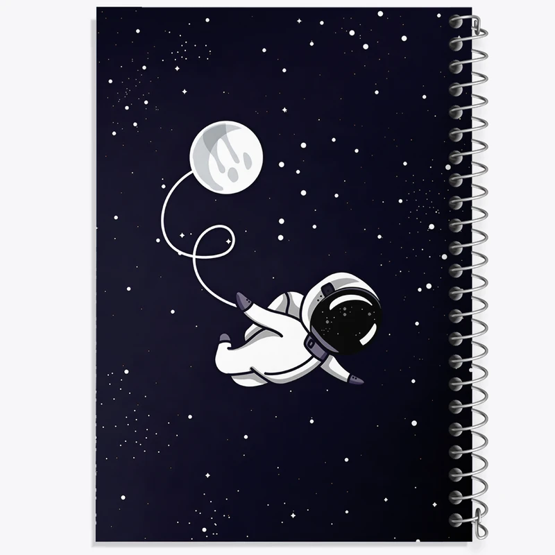 دفتر لیست خرید 50 برگ خندالو طرح فضانورد کد F6031