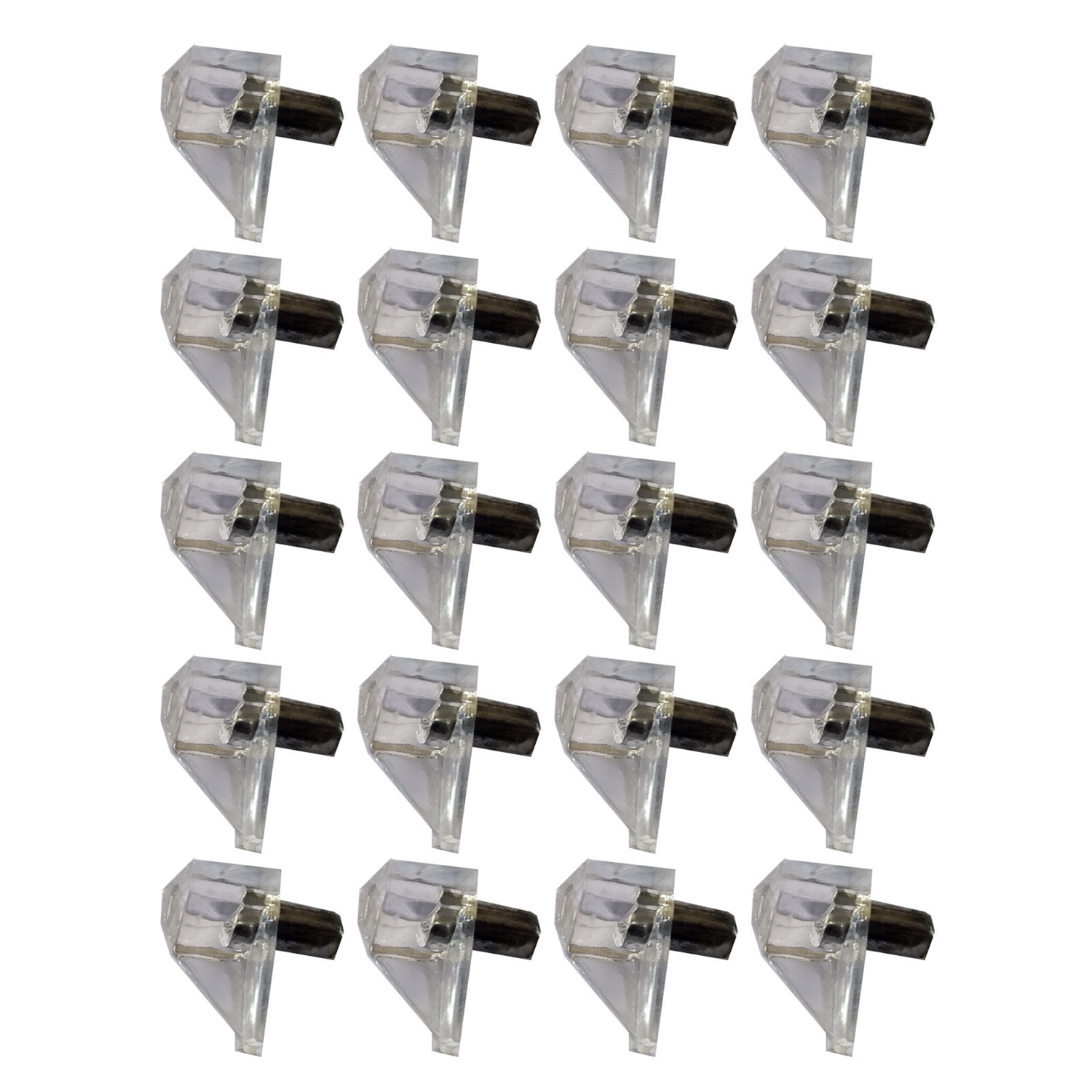 پایه نگهدارنده طبقه کابینت مدل M20 بسته 20 عددی