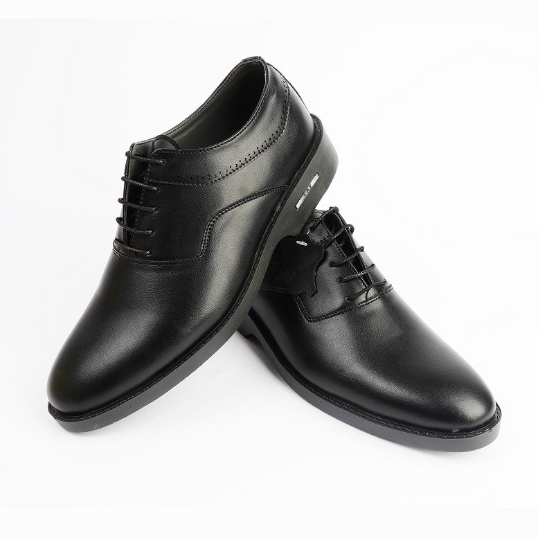 کفش مردانه مدل کوروش ساده رنگ مشکی -  - 3