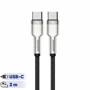 کابل تبدیل USB Type C به USB Type C باسئوس مدل CATJK طول 2 متر