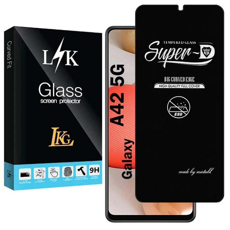 محافظ صفحه نمایش شیشه ای ال کا جی مدل SupD-Lk مناسب برای گوشی موبایل سامسونگ Galaxy A42 5G