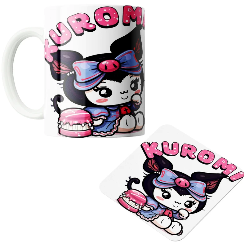 ماگ پاد آفرین مدل کرومی کد z31 به همراه زیر لیوانی