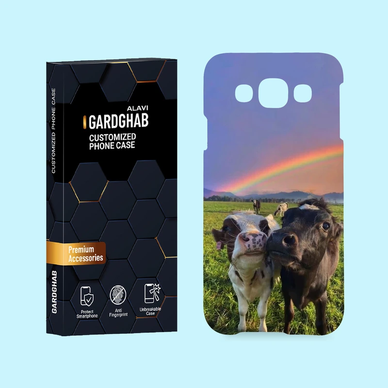 کاور گارد قاب علوی مدل حیوانات مناسب برای گوشی موبایل سامسونگ Galaxy E5 2015