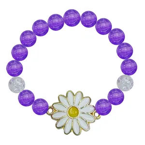 دستبند دخترانه مدل purple_glass