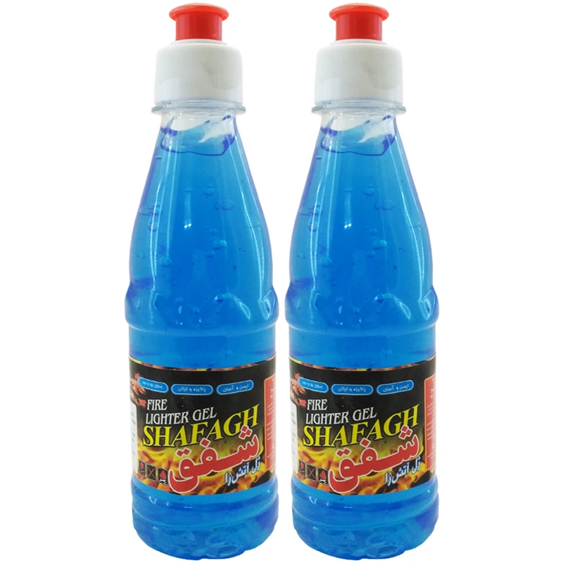 ژل آتش زا شفق مدل LIGHTER حجم 300 میلی لیتر بسته 2 عددی