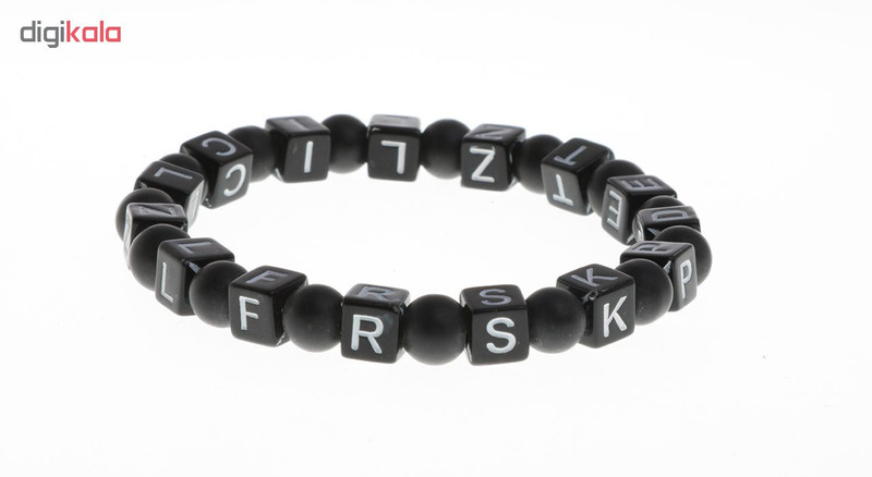 دستبند طرح حروف انگلیسی کد 135