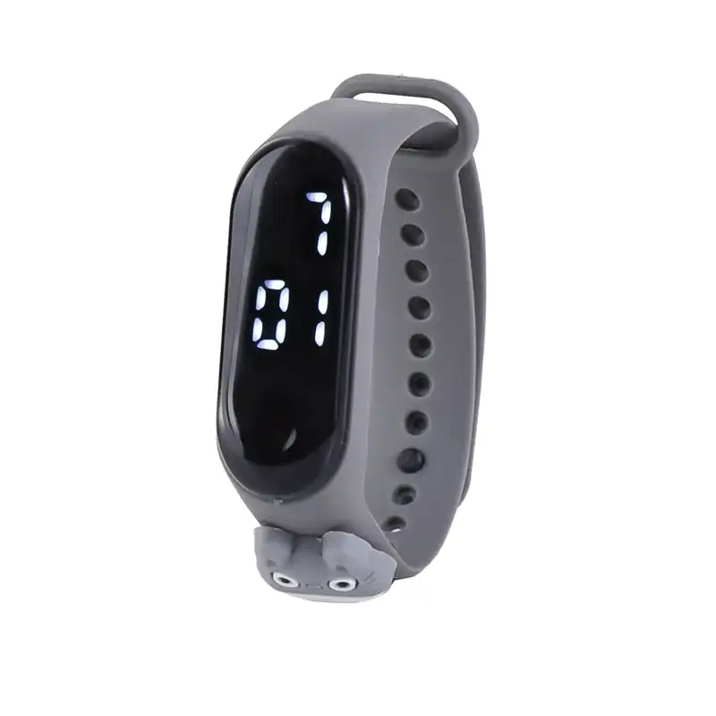 ساعت مچی دیجیتال بچگانه مدل لمسی ضد آب طرح گربه