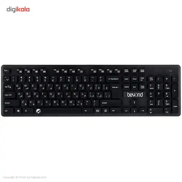 کیبورد بی‌ سیم بیاند مدل Beyond FCR-2236RF