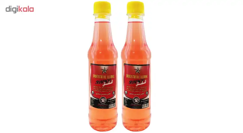 الکل صنعتی %98 شفق حجم 450 میلی لیتر بسته 2 عددی