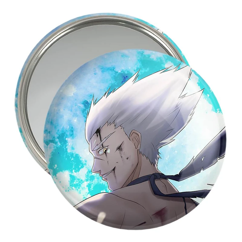 آینه جیبی خندالو مدل گارو انیمه مرد تک مشتی One Punch Man  کد 11384