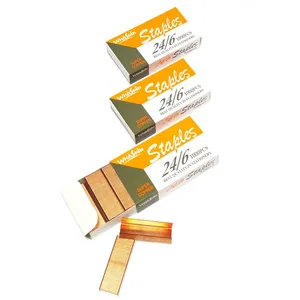 سوزن منگنه واشین طرح مسی سایز 6-24 بسته 3000 عددی