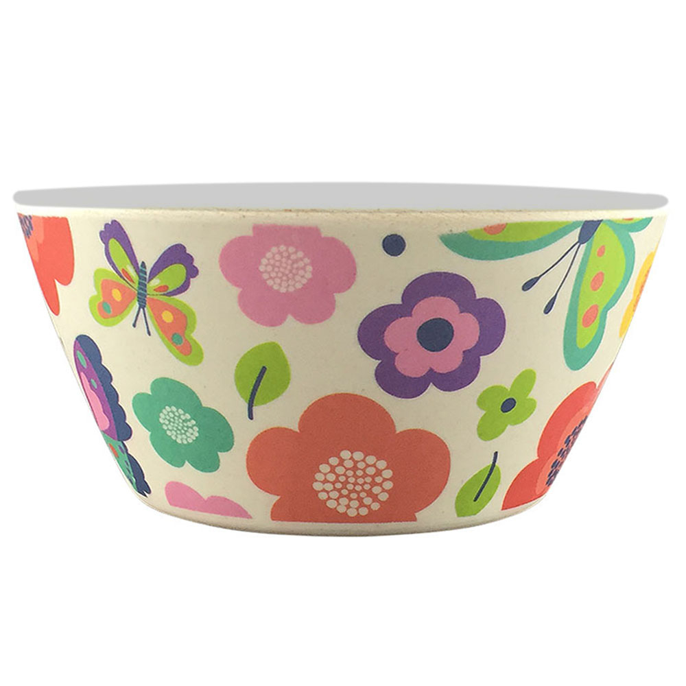 کاسه سالاد مدل گل و پروانه 