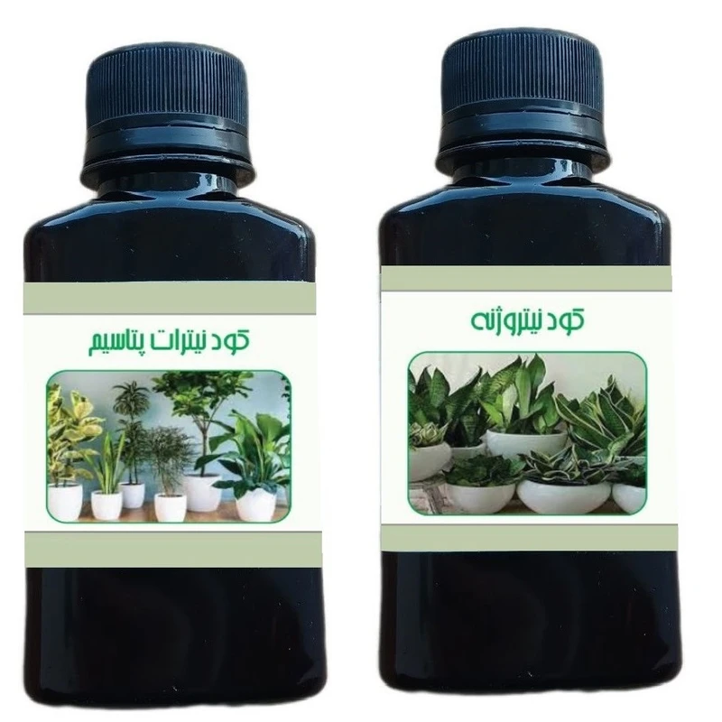 کود مایع نیترات پتاسیم و کود نیتروژنه مدل life - D حجم 110 میلی لیتر بسته 2 عددی