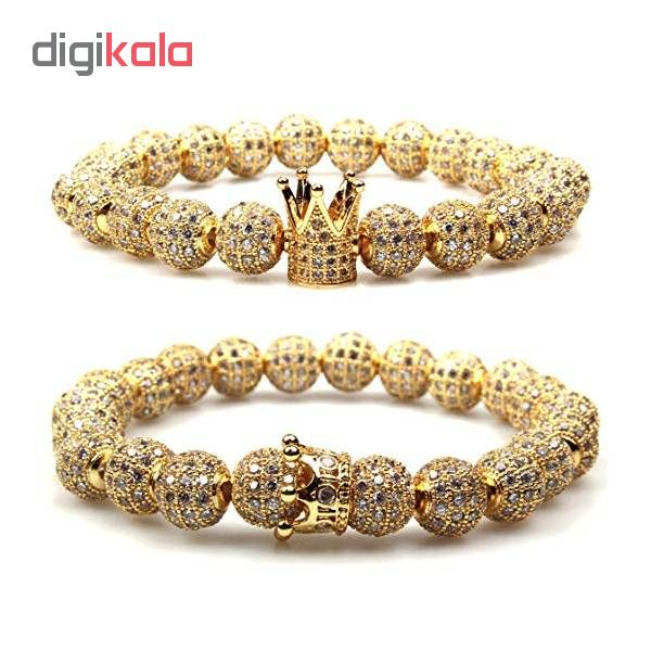 دستبند ذاریات مدل LUXURYGOLD کد 113 مجموعه 2 عددی