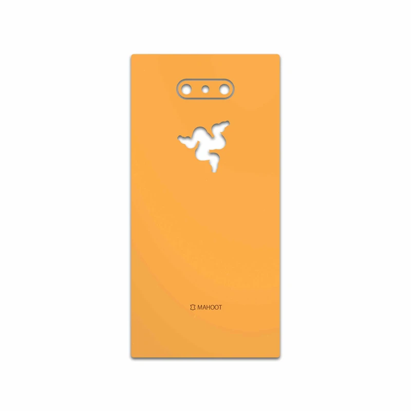 برچسب پوششی ماهوت مدل Matte-Orange مناسب برای گوشی موبایل ریزر Phone 2