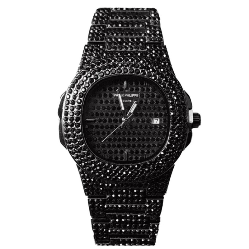 ساعت مچی عقربه‌ای مردانه کوارتز مدل نگین دار