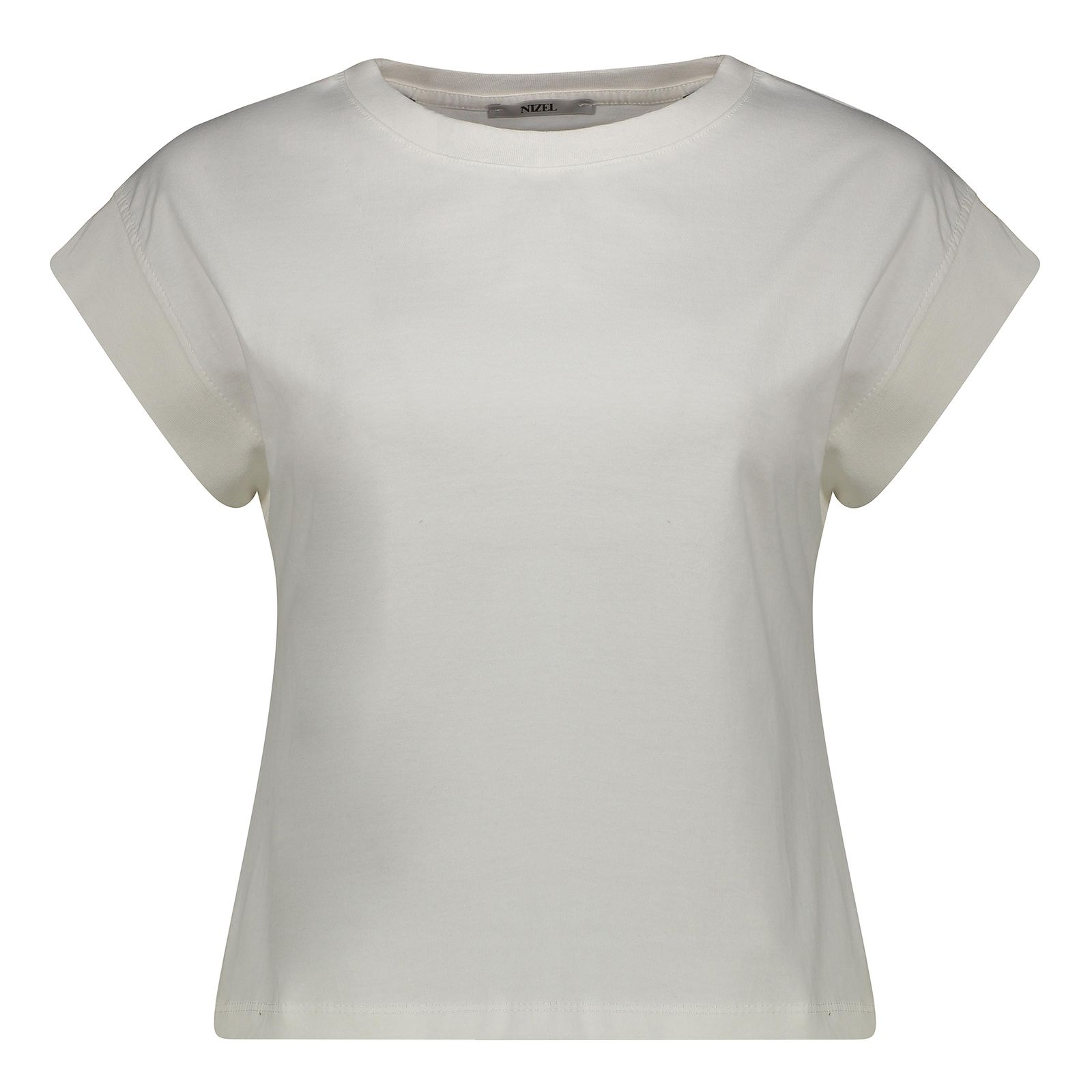 تی شرت آستین کوتاه زنانه نیزل مدل 0366-001 رنگ سفید -  - 1