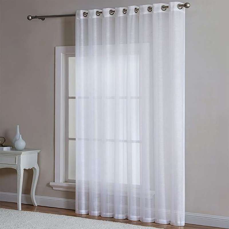 پرده پانچ مدل حریر کلاسیک مات سایز 200x280 سانتی متر