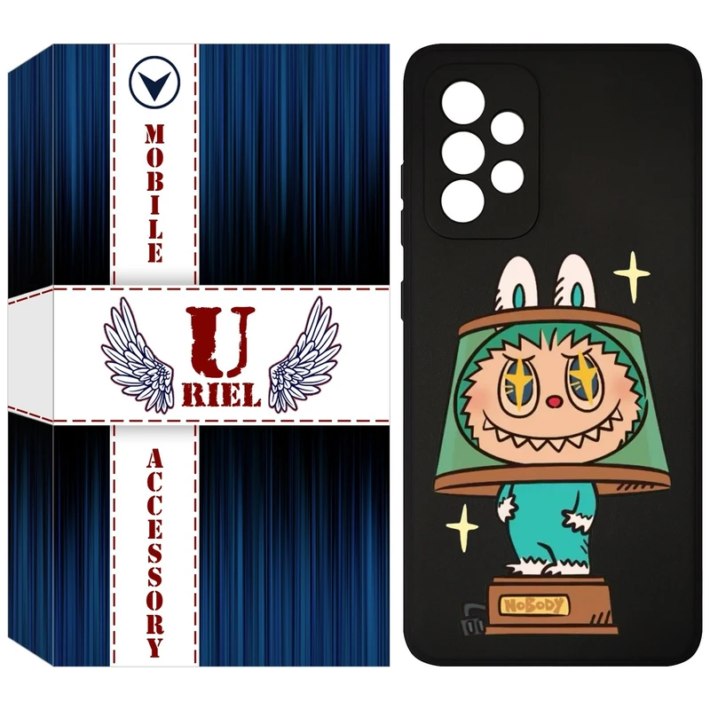 کاور یوریل قاب مدل KSH کد 126 طرح عروسک لبوبو مناسب برای گوشی موبایل سامسونگ Galaxy A33 5G