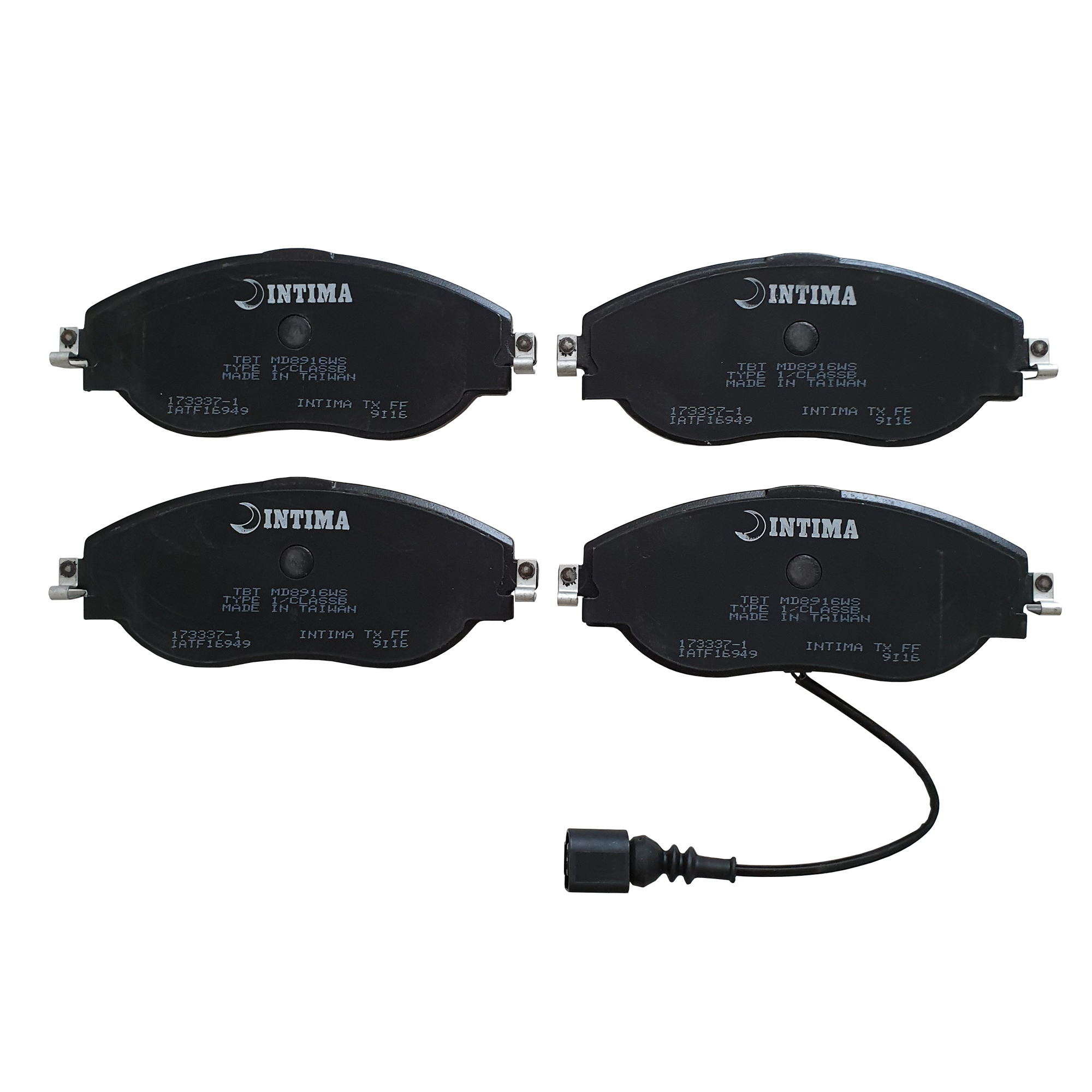 لنت ترمز جلو اینتیما مدل MD-8916WS مناسب برای فولکس واگن تیگوان