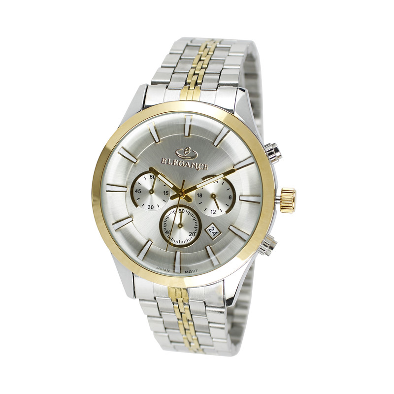 ساعت مچی عقربه‌ای مردانه کوارتز کرونوگراف الگنگس مدل  CMS77956