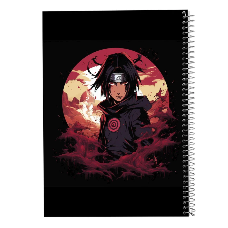 دفتر ژورنال نویسی 50 برگ مدوپد مدل نقطه ای طرح Naroto کد DF11421