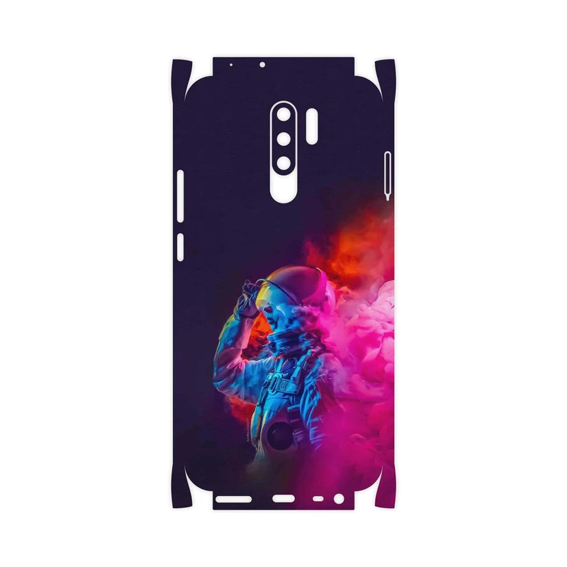 برچسب پوششی ماهوت مدل Smoke Rainbow Digital Art 1-FullSkin مناسب برای گوشی موبایل شیائومی Redmi 9