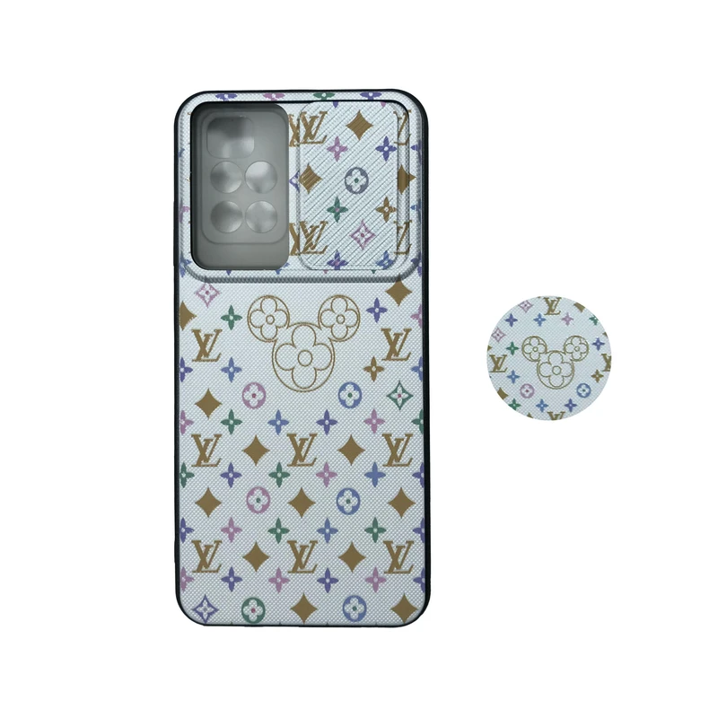 کاور مدل qaw12 مناسب برای گوشی موبایل شیائومی Redmi 10 به همراه پاپ سوکت   