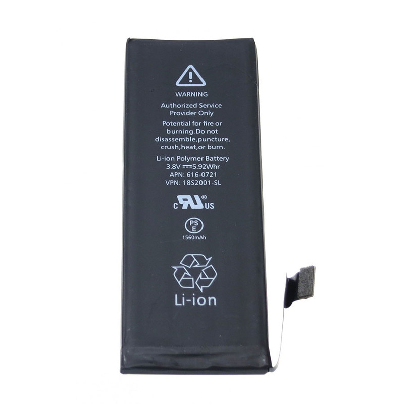 باتری موبایل مدل apn 616-0721 ظرفیت 1560 میلی آمپر ساعت مناسب برای گوشی موبایل اپل iphone 5s