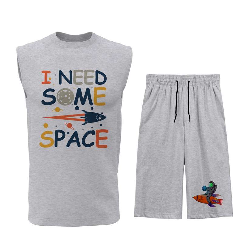 ست تاپ و شلوارک مردانه مدل A036G