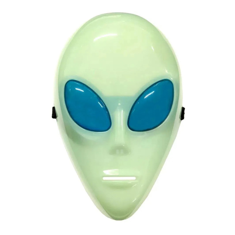 ماسک ایفای نقش مدل آدم فضایی شبرنگ آلین Alien