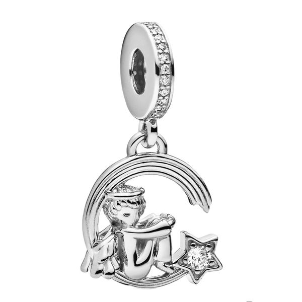 آویز گردنبند نقره زنانه پاندورا مدل Shine angel & shooting star 65256