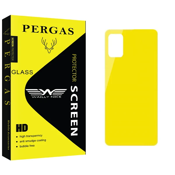 محافظ پشت گوشی وایلی نایس مدل Pergas Glass مناسب برای گوشی موبایل سامسونگ Galaxy M31s